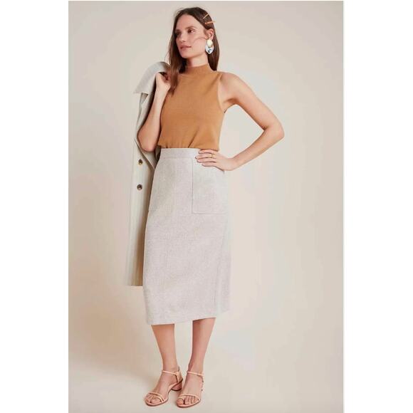 ANTHROPOLOGIE NWT Current Air Clarisa Pencil Skirt // 16 - Picture 1 of 10